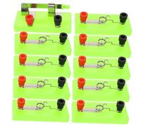 TIDTALEO 10pcs Mini Screw Lamp Holder Base for Physics Experiments Physics Teaching Aids Compatible Standard Bulbs Sturdy Light Socket for Educational Use