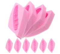 TIDTALEO 10pcs Silicone Fondant Cupcake Mold for Baking Mini Hamburger Bread Effortless Demolding, Multipurpose Silicone Mold for Christmas Cake Decorating and DIY Baking