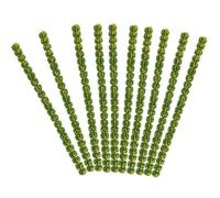 TIDTALEO 10pcs Simulated Flower Cluster Ornament for DIY Small Ornamental Garden, Plastic Material with High Temperature Resistance and Easy to Clean Features
