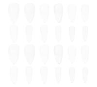 TIDTALEO 120pcs Nail Tips False Nail Tips Plastic Abs Press on Firm and Not Easy to Fragile Comfortable DIY Art Experience for Art Beginners and Professionals Manicure