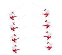 TIDTALEO 12pcs Adjustable Water Nozzle Spray Heads for Bottles Lightweight Manual Sprayer Replacement for Garden Hose Plant Watering Devices Indoor Outdoor Use