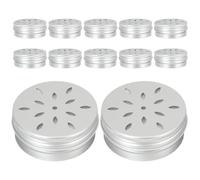 TIDTALEO 12pcs Dog Scent Training Case 60ml Small Aluminium Container for Dog Training Ease Emotional Pressure and Release Excess Energy for Scent Work and Behaviour