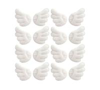 TIDTALEO 15 Pairs Angel Wing Sewing Patch Stickers for S Clothing Lightweight DIY Appliques Lovely Embossed White Wings for Boys Fairy Outfit Accessories