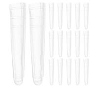 TIDTALEO 150pcs Silicone Tweezer Head Covers Non-Slip Protective Covers for Precise Operations Grafting Eyelashes Tips Eyelash Tweezers Accessories