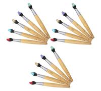 TIDTALEO 15pcs Back to School Decor Ballpoint Pens with Bamboo Brush Shape, Decorative Abs and Metal Materials, Inspiring Creativity for Students and Office Staff, Writing Pen for School