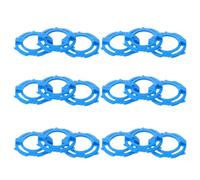 TIDTALEO 18pcs Blue Plastic Head Blade Retainer Plate for S5000 Electric Rotary, Replacement Part for Smooth Shaving Experience and Consistent Performance, for Bathroom and Travel Use
