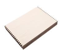 TIDTALEO 18pcs Wooden Notched Loom Board for DIY Weaving Crafts, Lightweight Rectangular Unfinished Wood Boards for Efficient Handwoven Projects, for Adults and Classroom Weaving Activities