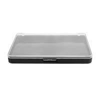 TIDTALEO 1pcs Magnetic Empty Eyeshadow Tray Acrylic Makeup Organizer Black Stylish Simple Appearance Practical Multifunctional Eye Shadow Lipstick Storage for Travel Display