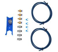 TIDTALEO 2-Pack 1m PTFE Tube for 3D Printers Compatible with Ender 3 V2 / Ender 3 / Pro / 5 / / 10s Includes 2 Pc4-m10 Connectors and Precision Filament Tubing