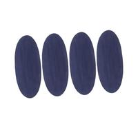 TIDTALEO 2 Pair Fake Leather Elbow and Knee Patches Oval Shape for Sewing Appliques Reinforcement and Decorative Clothing Repair Accessories Suitable for Jackets and Pants