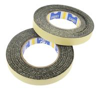 TIDTALEO 2 Rolls Eva Adhesive Sponge Tape Black Soundproofing Seal Strip Thick Shockproof Foam Tape DIY Cut for Doors and Windows