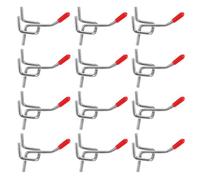 TIDTALEO 20 Sets Silver Iron Exhibition Hooks for Display Shelves with Simple Design and Smooth Surface, Easy to Use Commodity Display Hooks for Retail and Supermarket Organisation