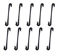 TIDTALEO 200pcs Black Pp Multi-Purpose Gardening Cable Ties for Plant Support High Efficiency Reusable Vine Fixing Line for Garden Plant Ties and Climbing