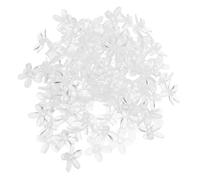 TIDTALEO 200pcs Flower Shape LED String Light Covers Small PVC Lamp Shade Replacement for Mini String Lights, Outdoor Use, Easy to Replace, for Home Decor and Events
