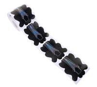 TIDTALEO 200pcs Self-adhesive Nail Forms Paper for Builder Gel Nail Extension Precision Positioning Black Form Sticky for Home Manicure and Professional Salon Use