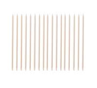 TIDTALEO 200pcs Wooden Manicure Cuticle Pushers Nail Cleaning Sticks Double-end 15cm Length Beige Colour for Personal and Professional Use with Ready to Use and Convenient Operation