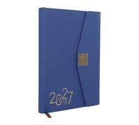 TIDTALEO 2027 A5 Daily Planner Journal with Tri Fold Construction, Pu and Paper Material, for College Daily Planning and Annual Goal Tracking, Suitable for Students and Professionals