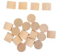 TIDTALEO 20pcs Birch Wood Cylinder Blocks Wood Blocks Sturdy Construction Versatile Simple Elegant Style for Home DIY Projects Decorations