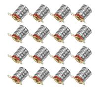 TIDTALEO 20pcs E10 Screw Base LED Bulb Holder for Student Physics Experiment with Copper Material and Compact Design, Compatible with Tools for DIY Lighting Accessories in Homes and Shops