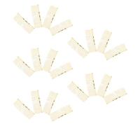 TIDTALEO 20pcs Golden Iron Hair Comb Insert with 30 Teeth for Updo and Bridal Styling, Decorative Side Comb with Comfort Edges and Secure Hold Design, for Quick Styling before Work