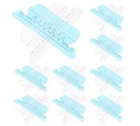 TIDTALEO 20pcs Hanging File Folders with Tabs Plastic File Classification Labels Assorted Colour Quick Identification Office Organiser