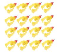 TIDTALEO 20pcs Spring Clip Chicken Water Feeder Poultry Drinker with Screw Style Suitable for Chickens Ducks Quail and Game Birds Easy to Install Buckets and Poultry Coops Random Color