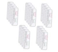 TIDTALEO 20pcs Uvc Testing Cards Uv Light Measurement Indicator Cards for Uv Lamps and Sunlight Exposure Pvc Material Easy to Use