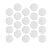 TIDTALEO 20pcs White Abs Eyelash Glue Plates Beauty Tool for Lash Extensions Eyelash Sticking Tool Wear Resistant Prevent False from Losing or Messing up Suitable for Extension Work