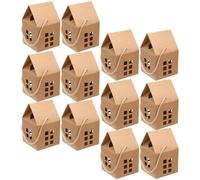 TIDTALEO 24pcs Paper Candy Boxes Small Packaging Box with House Shape for Party Or Festive Atmosphere for Wrapping Candies and Small Items
