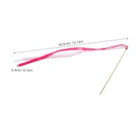 TIDTALEO 25pcs Lace Ribbon Fairy Sticks Lightweight Portable Wedding Reception Decorations Dance Streamers for Bridal Shower Shower Outdoor Party Ambiance Enhancer