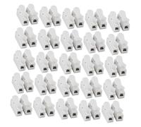 TIDTALEO 25pcs Push Wire Connectors Quick Connection Terminals for Electrical Wiring Flame Retardant Copper Core Cable Splicing Easy Installation Without Screws Suitable for Home Appliances