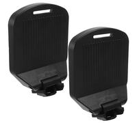 TIDTALEO 2pcs Adjustable Wheelchair Footrest Leg Pads Universal Wheelchair Footplates with Support Pole Design, Pa Material, Relieves Physical Strength for People of Ages