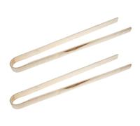 TIDTALEO 2pcs Bamboo Trash Picker Grabber 50cm U-shaped Garbage Clamp Sanitation Worker Tool for Outdoor Litter Collection and Waste Management