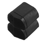 TIDTALEO 2pcs Black Rubber Ladder Pads for Extension Ladders with Multifunctional Design and Anti-Slip Feature for Homes and Small Spaces End Caps for Secure and Stable Use