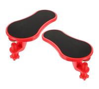 TIDTALEO 2pcs Desk Arm Rest Pad with Ergonomic Wrist Support for Home and Office, Lightweight Design Made of Rubber and Cotton, Portable Desk Wrist Elbow Rest for Comfortable Typing