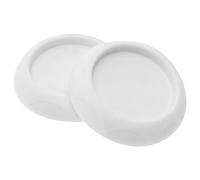 TIDTALEO 2Pcs Gate Wall Cups Protector Pressure Mounted Silicone Wall Bumpers for Stairway Hallway Compact Pads to Prevent Door Slamming Safety Guard for Pets