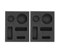 TIDTALEO 2pcs Graphite Ingot Mold with 5-Slots, High Purity Material and Rapid Heat Transfer for Metal Smelting and Jewelry Creation Casting Molds