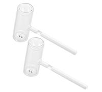 TIDTALEO 2Pcs Iodine Sublimation Equipment Demonstration Tubes for Physics Experiments Transparent Design Laboratory Tools Random Style for Teaching and Learning