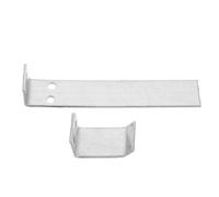 TIDTALEO 2pcs Metal Garage Door Stop Stopper Holder for Garage Roller Shutter Iron Material with Silver Finish Improves Parking Consistency and Universal Compatibility and Commercial