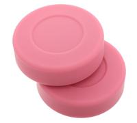 TIDTALEO 2pcs Pvc Hockey Pucks for Ice Hockey Safe and Smooth with Stable Material for Indoor Practicing and Training Sessions