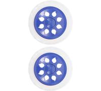 TIDTALEO 2pcs Replacement Wheels for Trolley Cart with Stable Structure Design, Easy Removal and Storage, Blue Rubber Foam Casters Suitable for Shopping Cart and Luggage Trolley