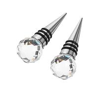 TIDTALEO 2Pcs Reusable Wine Bottle Sealing Plugs Safe Wine Stoppers for Banquets and Parties Easy to Use Sealing Plugs Gifts