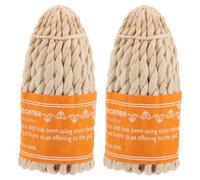 TIDTALEO 2pcs Rope Incense Sticks for Meditation and Stress Relief Persistent Herbal Scent, Beige Colour, Made Natural Rope Material, for Yoga Accessories and Aromatic Home Fragrance