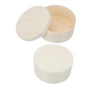 TIDTALEO 2pcs Round Chiffon Cake Box Food Container for Desserts for Parties Weddings and Home Use for Cakes Cookies and Sandwiches