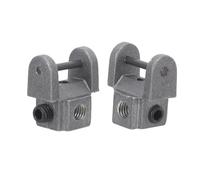 TIDTALEO 2pcs Saw Blade Holders Scroll Saw Lower Blade Clamp with Universal Compatibility Ergonomic Design High-Strength Metal Silver for Woodworking Home Projects