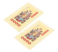 TIDTALEO 2pcs Tai Sui Amulet Cards for Horse Zodiac Year Traditional Chinese Feng Shui Protection Charm for Wealth Prosperity Health and Luck Wallet Decor