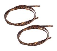 TIDTALEO 2pcs Tiger Pattern Purfling Strip for Acoustic Guitar and Ukulele Abs Material Guitar Edge Binding and Restoration Preventing Marks with Seamless Coverage