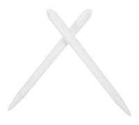 TIDTALEO 2pcs Touchscreen Pen Capacitive Stylus White Abs Dual Head Design Accurate Responsive Touch Control Smooth Writing Experience for Electronic Whiteboard and Large-screen Teaching