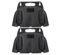 TIDTALEO 2pcs Water Hose Wall Hook Pp Hose Support Mountable on Wall Easy Installation Black for Outdoor Side of House