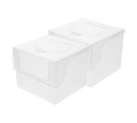 TIDTALEO 2pcs Wet Wipes Box Face Towel Box for Boy Girl Facial Tissue Holder Reusable Lint Wipes Case